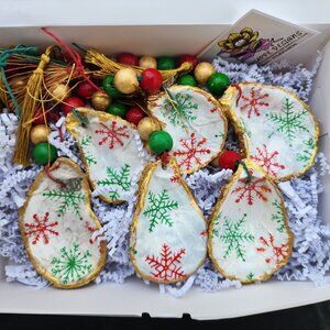 Oyster ornament set